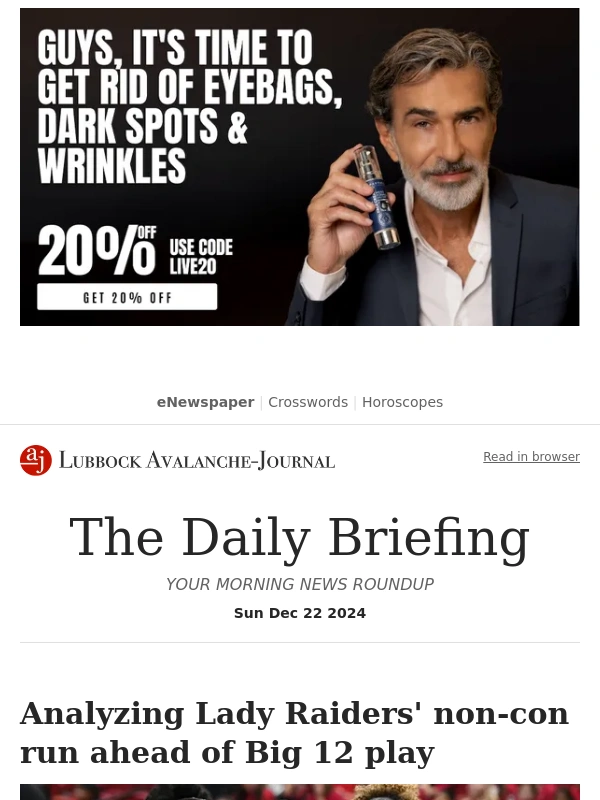 Brad's Deals - Daily Briefing: Analyzing Lady Raiders' non-con run ahead of Big 12 play