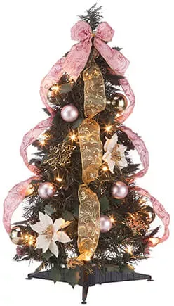 Miles Kimball 2' Victorian Style Pull-Up Tree by Holiday Peak™