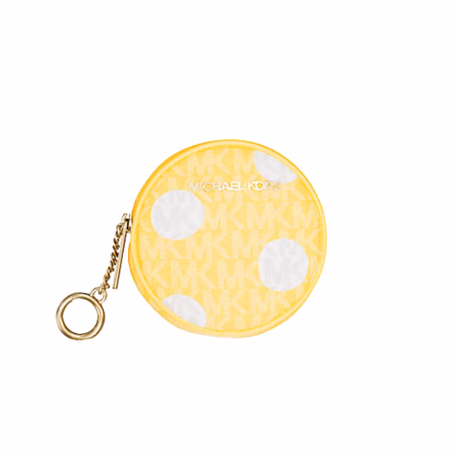 Michael Kors Jet Set Small Polka Dot Signature Logo Coin Pouch