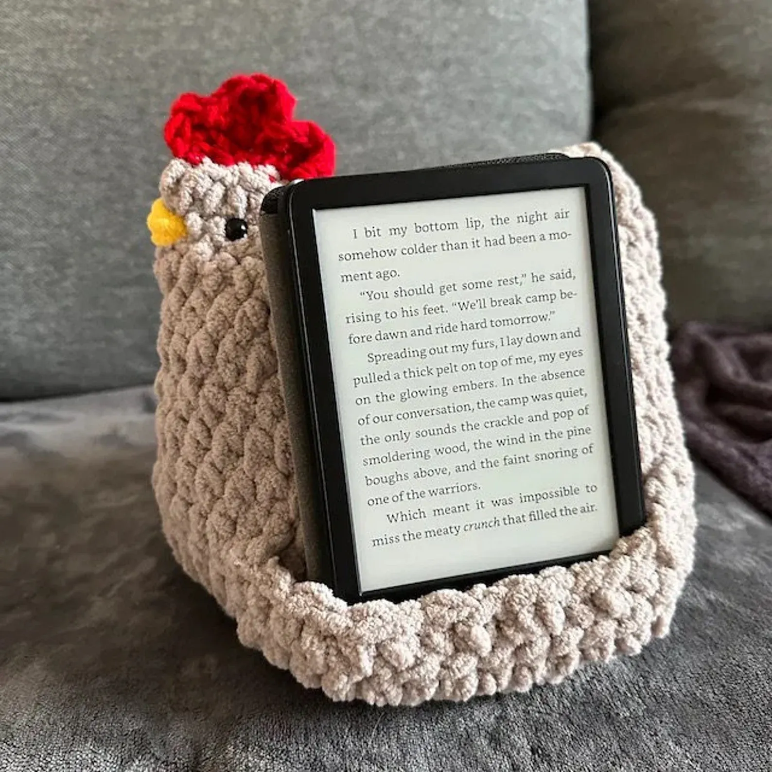 Reading book stand kindle pillow kindle crochet handmade Crochet Book Sleeve Crochet Kindle Book Sleeve Crochet Kindle Cover Book Cover