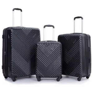 Travelhouse 3-Piece Spinner Hardside Luggage Set