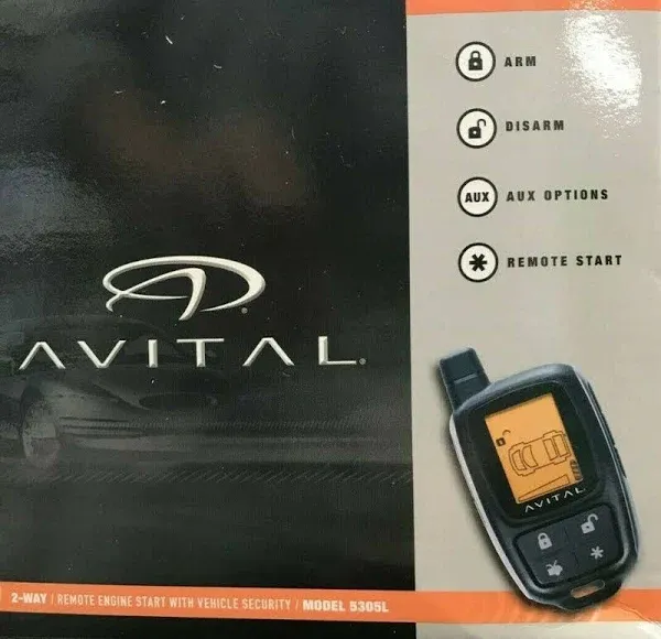 Avital 5305L 2-Way Security & Remote-Start System