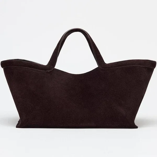 Zara Women's Elongated Suede Shopper