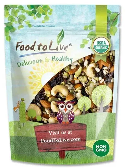Food to Live Organic Mixed Raw Nuts