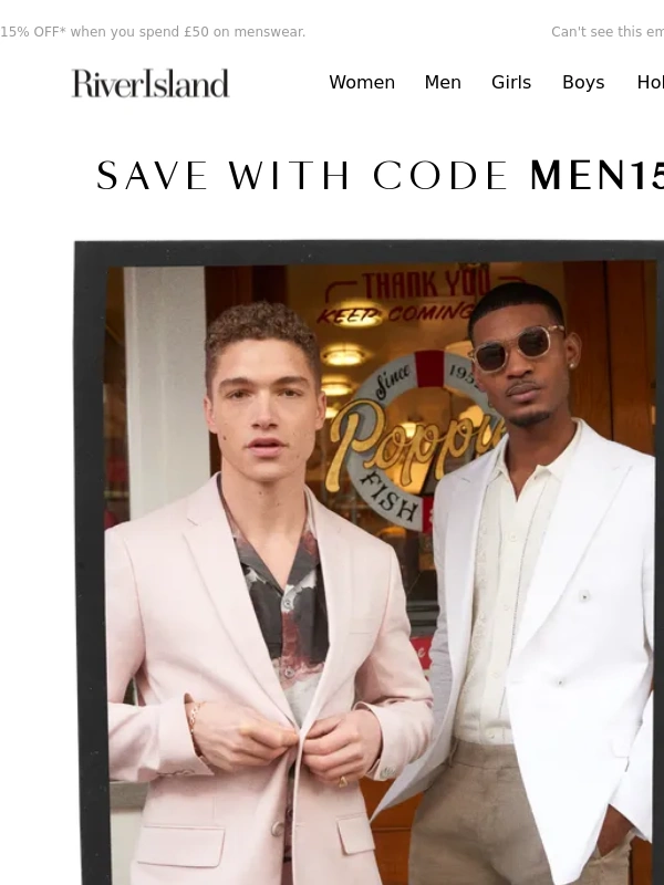 River Island - His springtime style,sorted