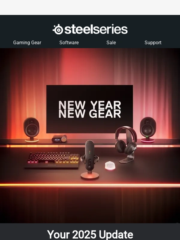 Steelseries - New Year,New Gear Sale - Up to 30% Off