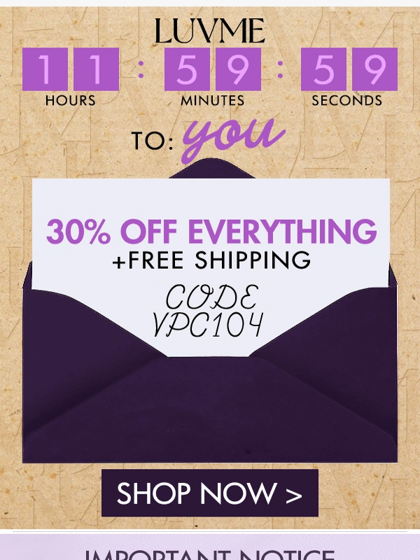 Luvme Hair - ? Your discount is better than ever—30% OFF for the next 12 hours! Shop >