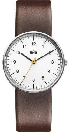 Braun Men's Leather Watch