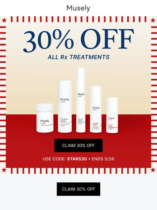 Musely - Take 30% OFF your first treatment! ??