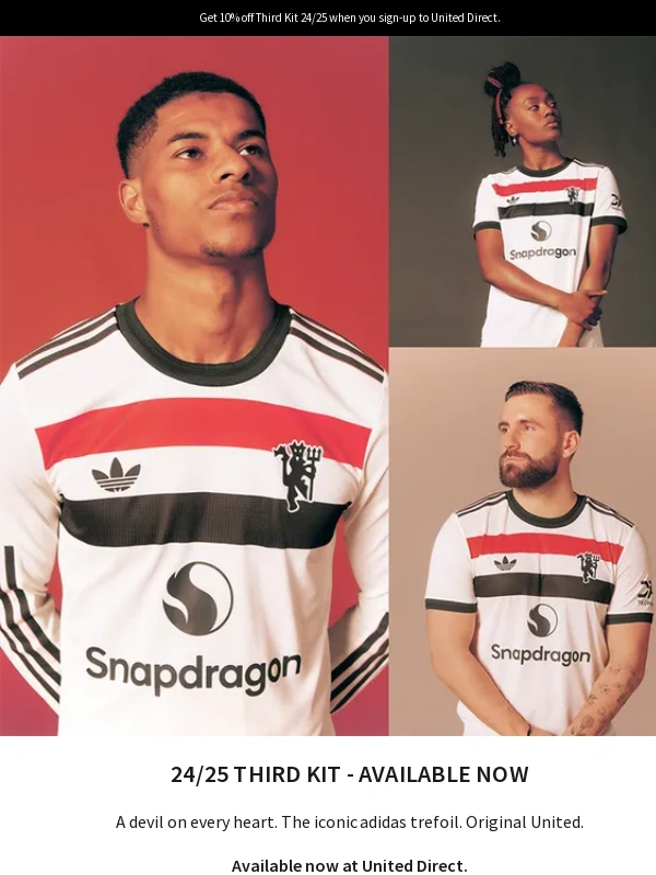 Manutd - Shop the 24/25 Third shirt at United Direct
