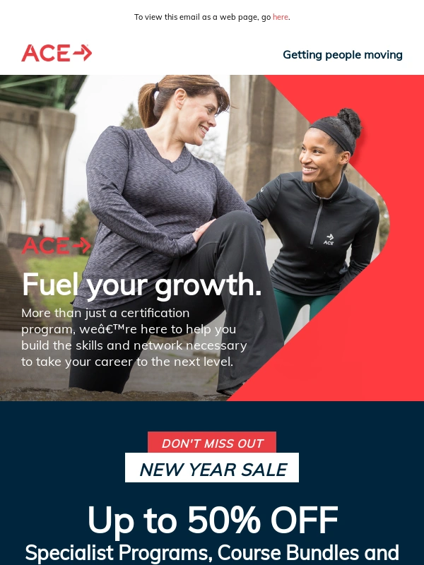 ACE Fitness - Don’t Miss Out on up to 50% OFF