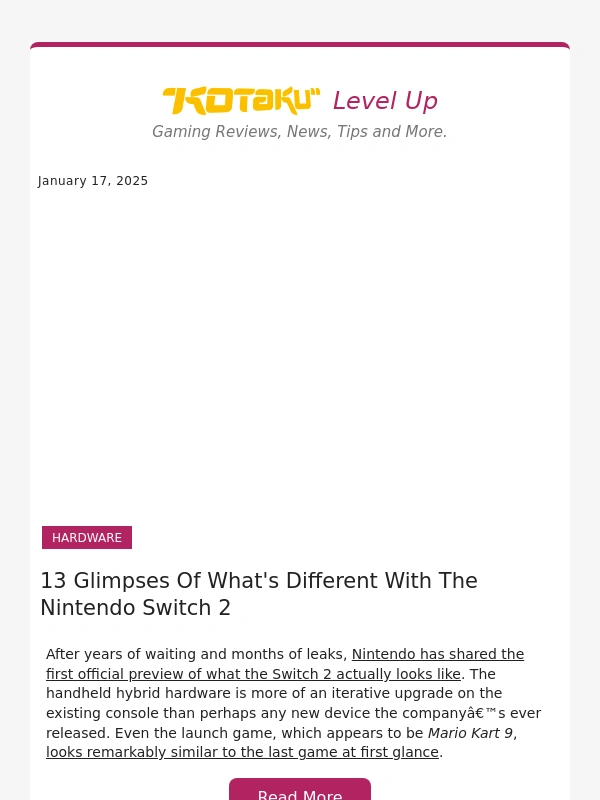 Kotaku - 13 Glimpses Of What's Different With The Nintendo Switch 2