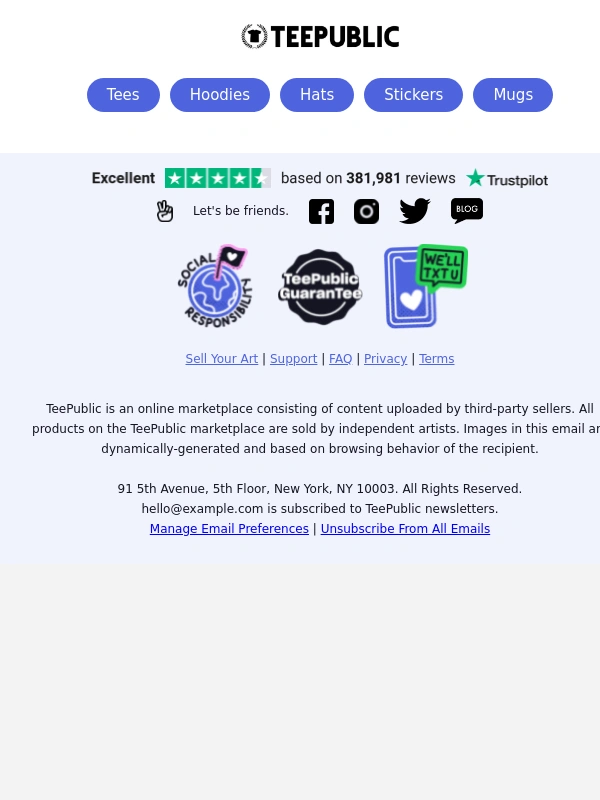 Teepublic - Our sale is still happening,up to 35% off sitewide!