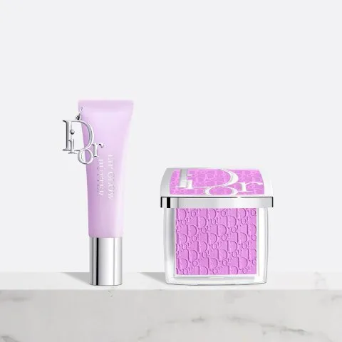 Lavender Dream Makeup Set: Addict Lip Glow Butter & Backstage Rosy Glow