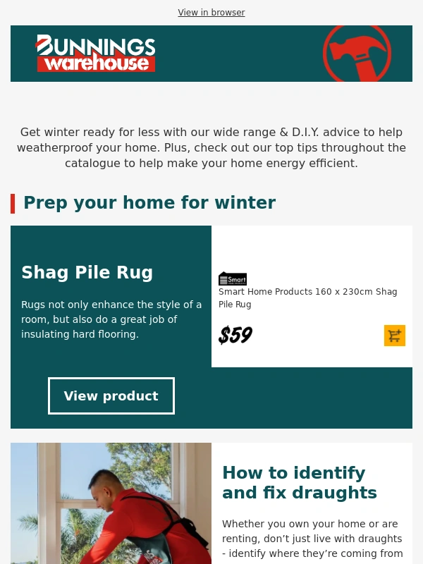 Bunnings - NEW winter catalogue out now