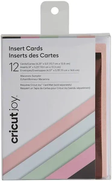 Cricut Joy Insert Cards Macarons Sampler