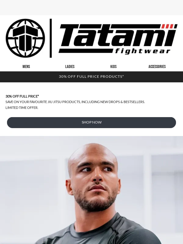 Tatami Fightwear - Start the weekend with 30% OFF ?