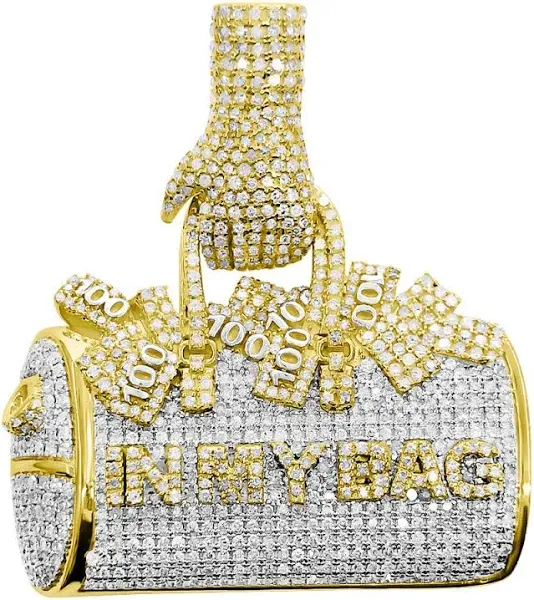 10K Yellow Gold 2.65cttw Diamond Pendant