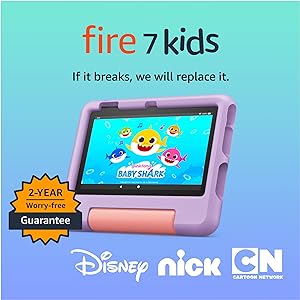 Amazon Fire 7 Kids Edition Tablet wtih 16GB Storage, Choice of Colors - $69.99