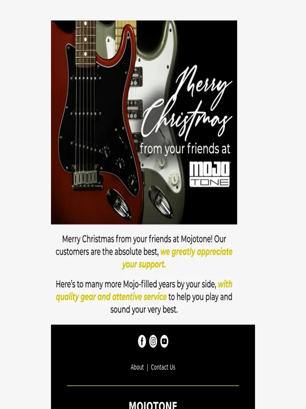 Mojotone - Merry Christmas & Happy Holidays from Mojotone ?