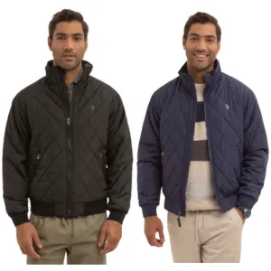 U.S. Polo Assn. Diamond Quilted Men's Fleece Jacket