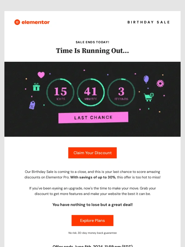 Elementor - Final Hours! Sale Ends Today