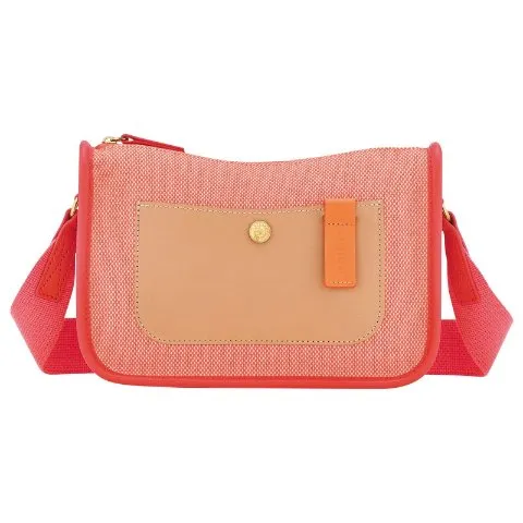 Longchamp Le Foulonne S Crossbody bag Tomato - Canvas