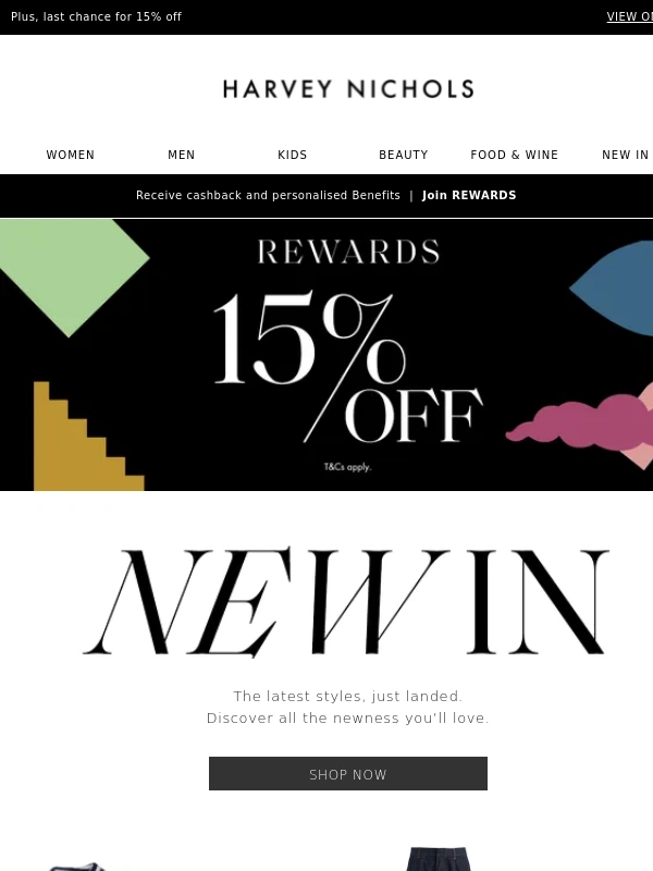 Harvey Nichols - New arrivals: let’s see what's hot