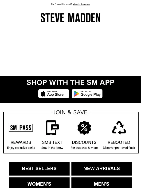 Steve Madden - Sneakers? Sandals? Heels? Yup: 30% Off