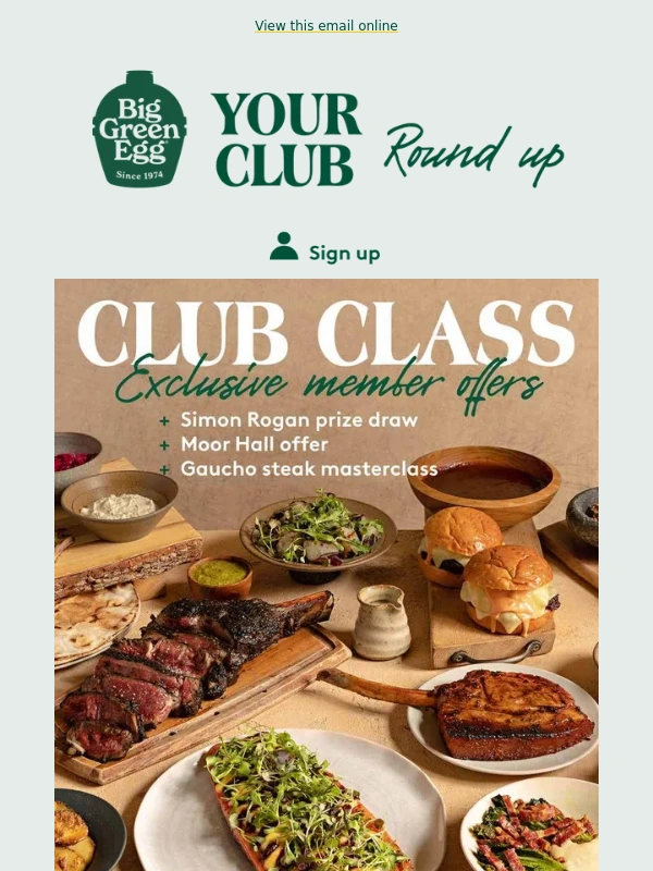 Big Green Egg - Exclusive Club offers
