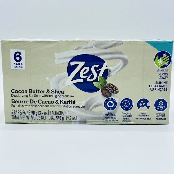 Zest Cocoa Butter & Shea Soap
