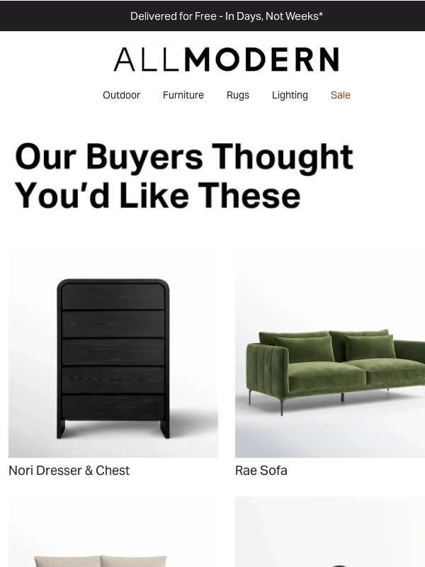 All Modern - The nori dresser & chest is H E R E