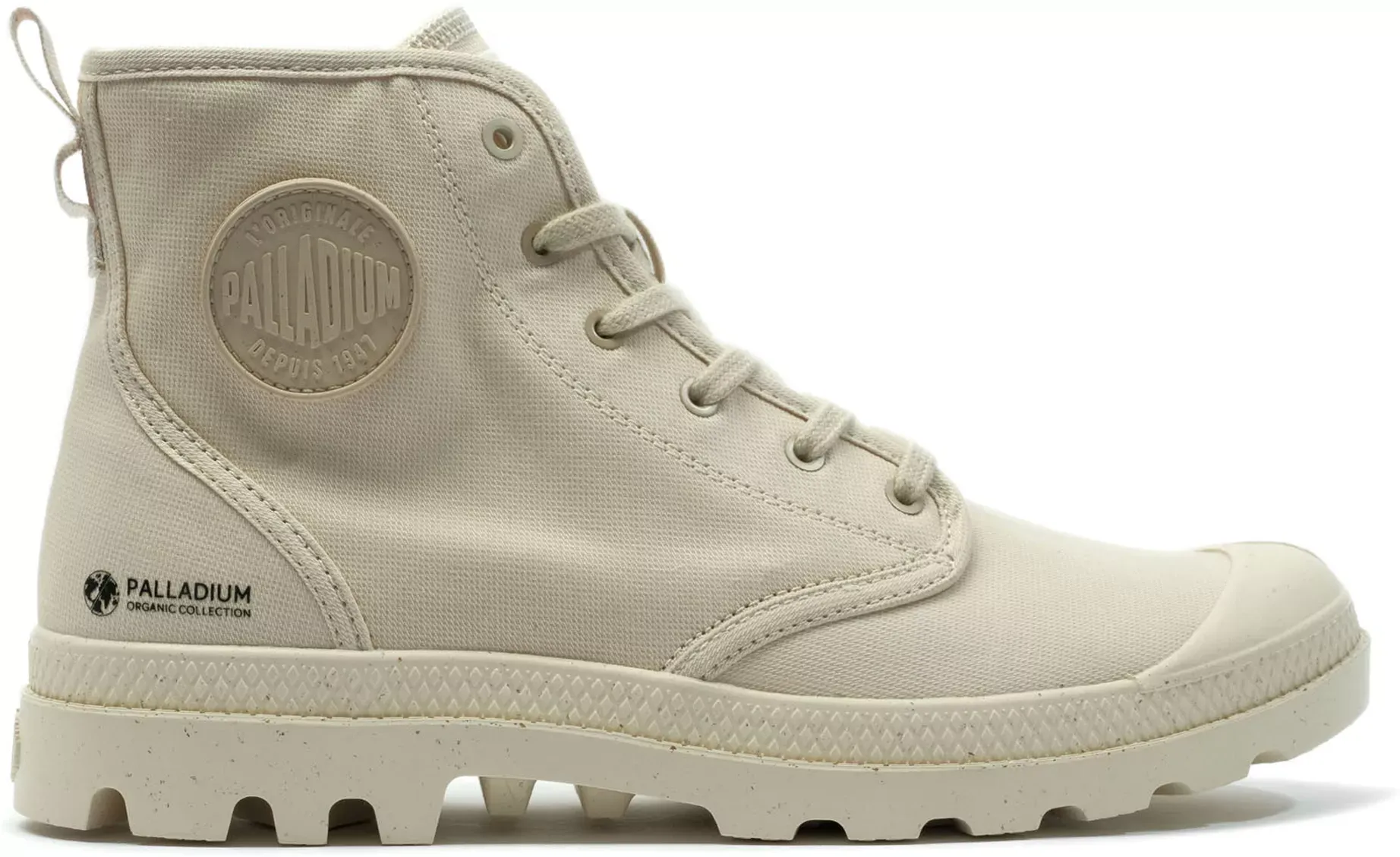PALLADIUM-US Palladium Boots Unisex Pampa Hi Zip Organic Sahara - SAHARA - Size: 8.5 10 8.5