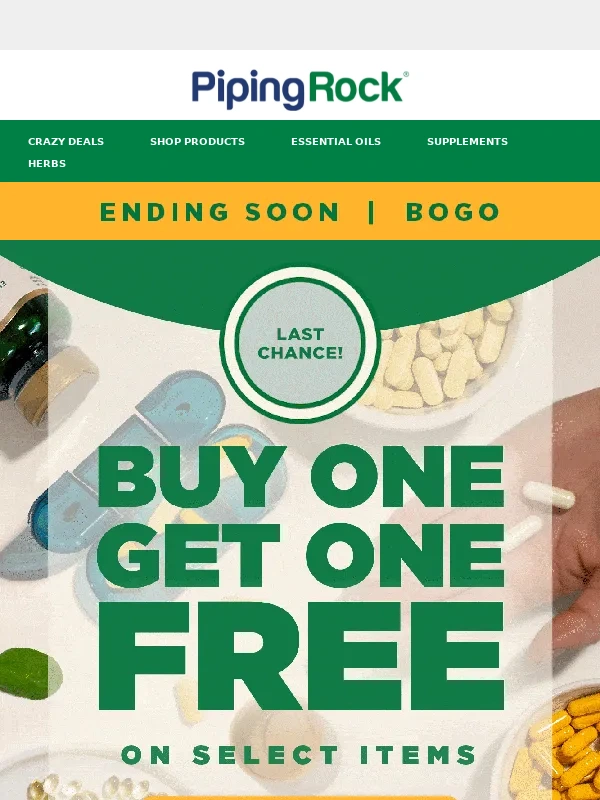Piping Rock - Hurry! Hours Left Of Buy 1 Get 1 Free Deals