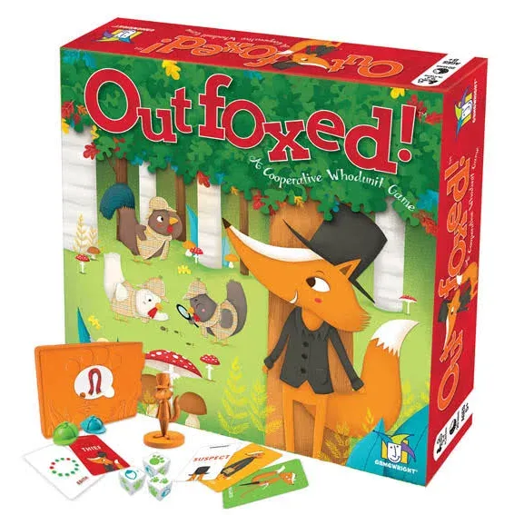 Outfoxed! Cooperative Whodunit Board Game