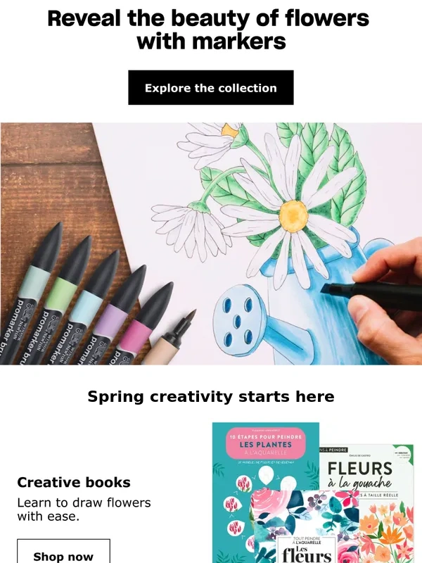 DeSerres - Be inspired by flowers—spring is here!