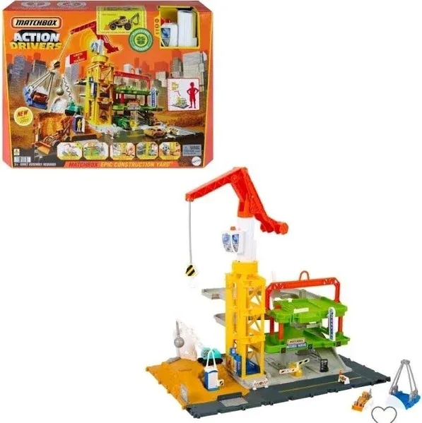 Matchbox Action Drivers Construction Playset