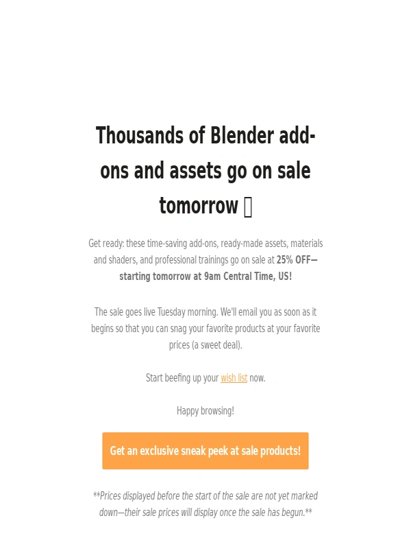 Blender Market - ? Exclusive Winter Sale Sneak Peek
