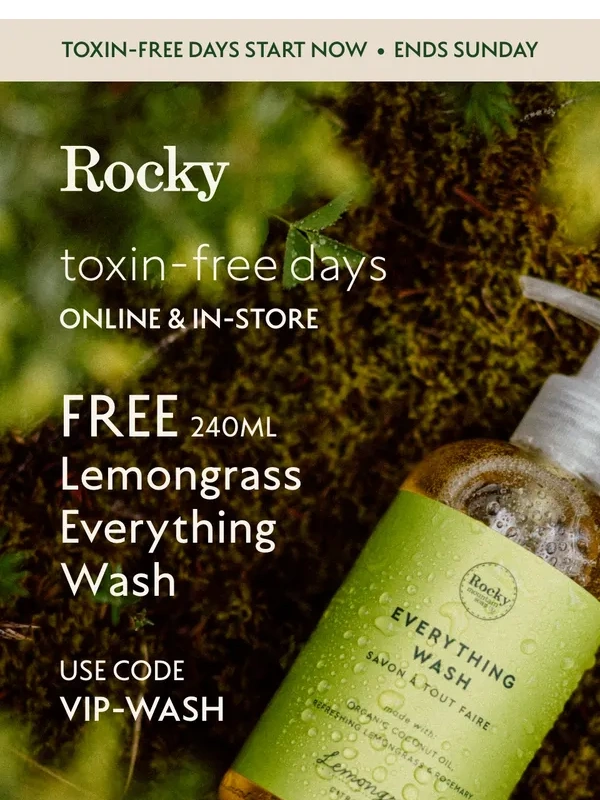 Rocky Mountain Soap - A FREE gift just for you