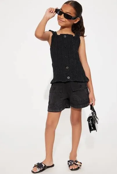 Fashion Nova Kids' Mini Moonspell Short Set