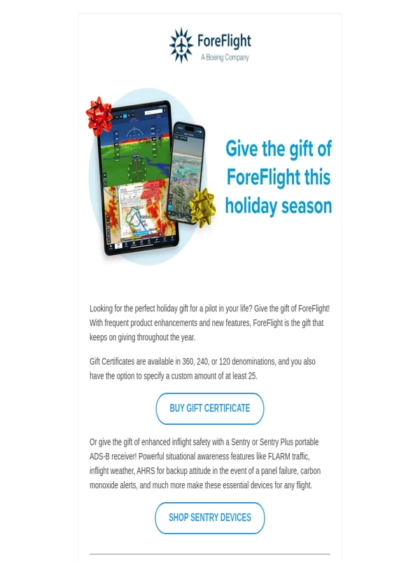 ForeFlight - ?️? Land the perfect pilot gift this holiday season