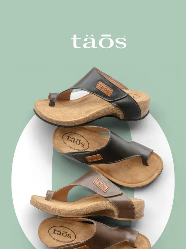 Taos Footwear - Elevate Your Summer! New Sandals!
