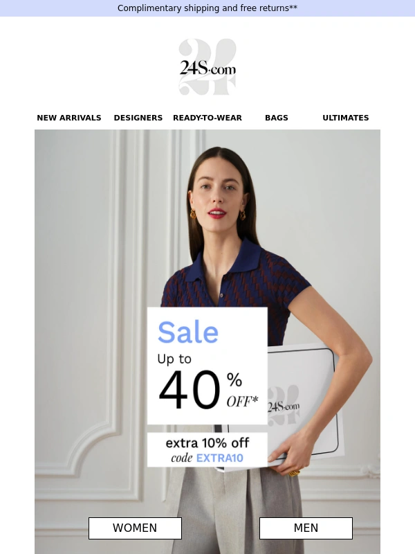 24S - Summer Sale Continues – Up to 40% Off
