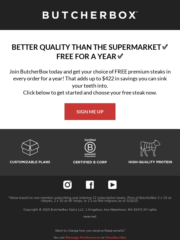 Butcher Box - $422* in savings is waiting ⌛