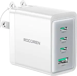 Rocoren 67W GaN V 3x USB-C & 1x USB-A Wall Charger