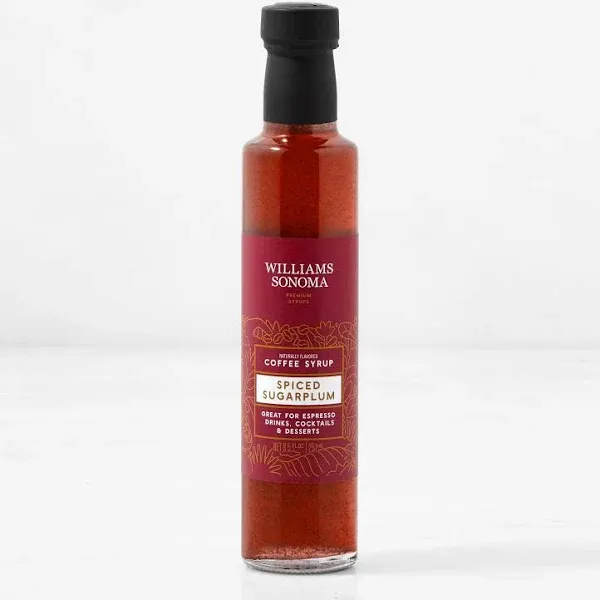 Williams Sonoma Coffee Syrup Sugar Plum Set of 2
