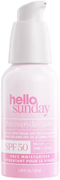 Hello Sunday The Everyday One SPF 50 Face Sunscreen Moisturizer