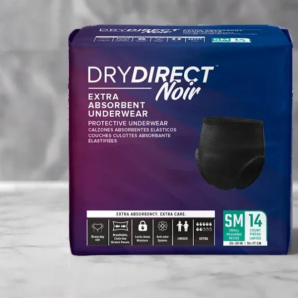 Dry Direct Noir Extra Protective Underwear by Parentgiving