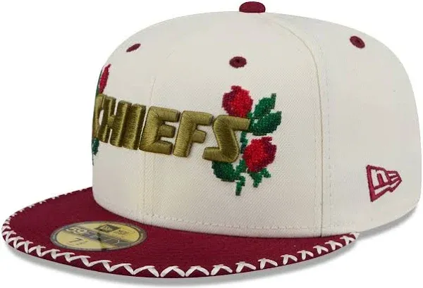 New Era Kansas City Chiefs Novelty Stitch 59FIFTY Fitted Hat