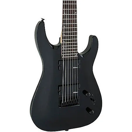 Jackson Dinky Arch Top JS22-7 DKA HT 7-String Electric Guitar (Black)